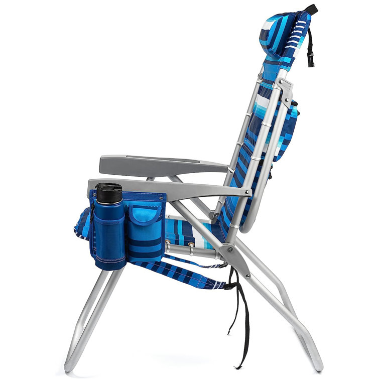 Duhome Folding Tall Backpack Beach Chair Wayfair Canada